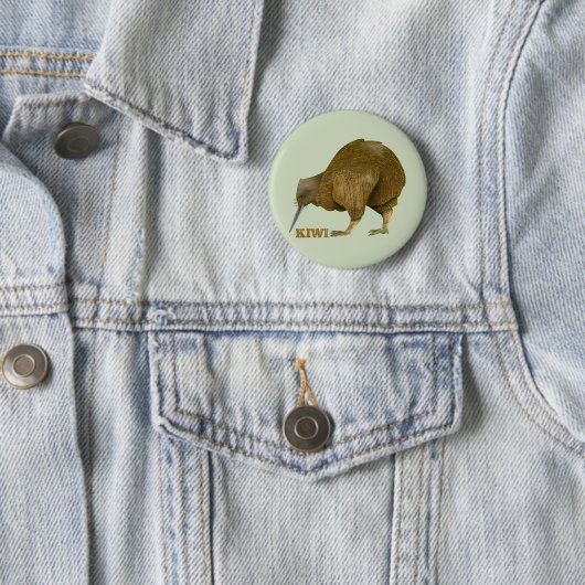 Badge Rond 5 Cm Kiwi (En situation)