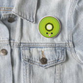 Badge Rond 5 Cm Kiwi de Kawaii (En situation)