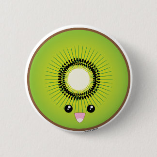 Badge Rond 5 Cm Kiwi de Kawaii