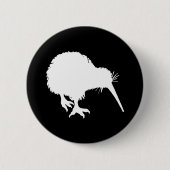 Badge Rond 5 Cm Kiwi Silhouette (Devant)