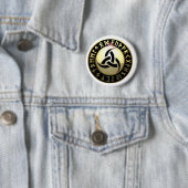 Badge Rond 5 Cm Klaxon triple d'Odin (En situation)