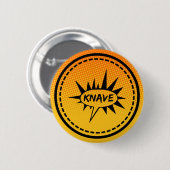 Badge Rond 5 Cm Knave (Devant & derrière)