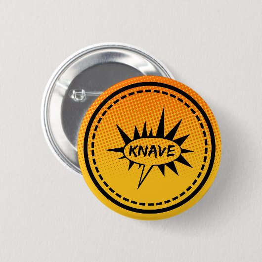 Badge Rond 5 Cm Knave (Devant & derrière)