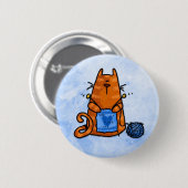 Badge Rond 5 Cm knit d'amour de paix (Devant & derrière)