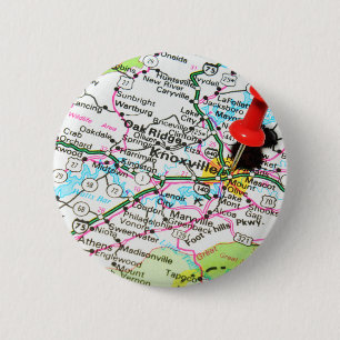 Badge Rond 5 Cm Knoxville, Tennessee