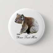 Badge Rond 5 Cm Koala (Devant)