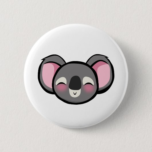 Badge Rond 5 Cm Koala (Devant)