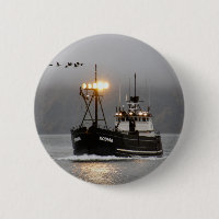 Kodiak, bateau de crabe dans le port néerlandais,