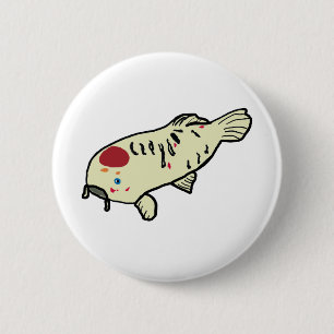 Badge Rond 5 Cm Koi Carp