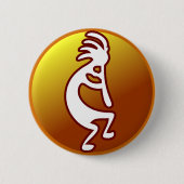 Badge Rond 5 Cm Kokopelli (Devant)