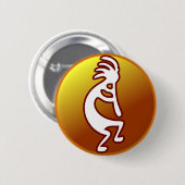 Badge Rond 5 Cm Kokopelli (Devant & derrière)