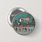 Badge Rond 5 Cm kokopelli (Devant & derrière)