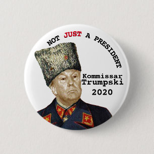 Badge Rond 5 Cm Kommissar Trumpski
