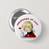 Badge Rond 5 Cm Kory : Professa de bouton de Luv (Devant & derrière)