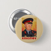 Badge Rond 5 Cm Krasnov Trump (Devant & derrière)