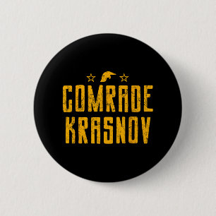 Badge Rond 5 Cm Krasnov Ussr Agent 1987