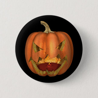Badge Rond 5 Cm KRW Jack-o'-lantern déplaisant Halloween