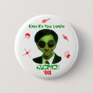 Badge Rond 5 Cm Kucinich '08