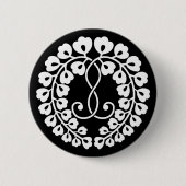 Badge Rond 5 Cm Kujo wisteria (Devant)