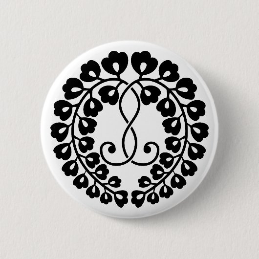 Badge Rond 5 Cm Kujo wisteria (Devant)