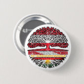Badge Rond 5 Cm Kurdistan Arbre autrichien (Devant & derrière)
