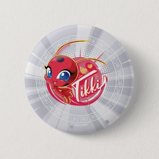 Badge Rond 5 Cm Kwami Tikki (Devant)