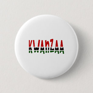 Badge Rond 5 Cm Kwanzaa Unity Love African American Men Boys