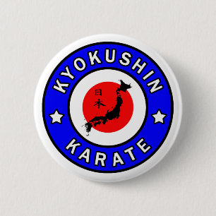 Badge Rond 5 Cm Kyokushin Karate