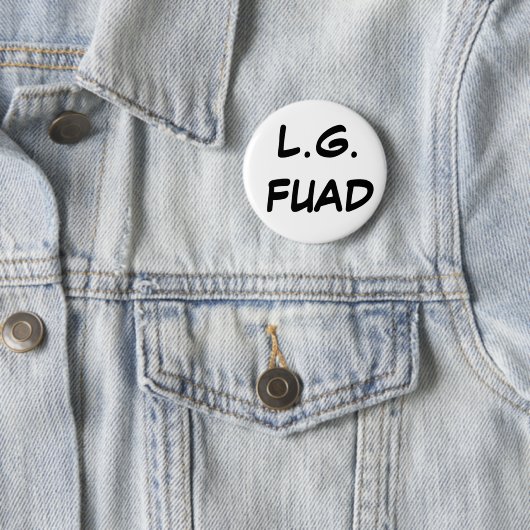 BADGE ROND 5 CM L.G. FUAD (En situation)
