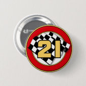 Badge Rond 5 Cm La 21 Voiture (Devant & derrière)