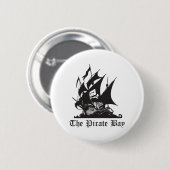 Badge Rond 5 Cm La baie de pirate (Devant & derrière)
