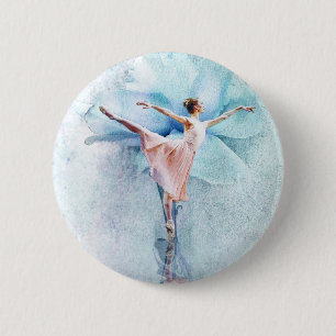 Badge Rond 5 Cm La ballerine