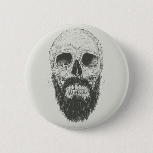 Badge Rond 5 Cm La barbe n'est pas morte (Devant)
