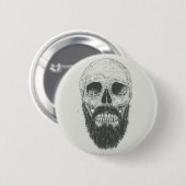 Badge Rond 5 Cm La barbe n'est pas morte (Devant & derrière)