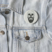Badge Rond 5 Cm La barbe n'est pas morte (En situation)
