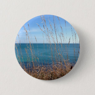 Badge Rond 5 Cm La belle Herbe et Mer