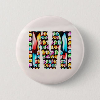 Badge Rond 5 Cm La belle initiale nommée M LE millimètre MMM n a