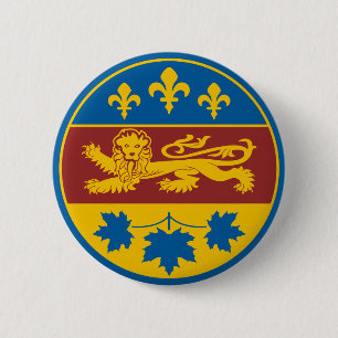Badge Rond 5 Cm La Belle Province