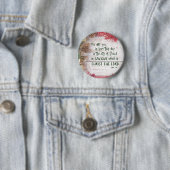 Badge Rond 5 Cm La Bible du KJV Verset Noël (En situation)