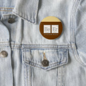 Badge Rond 5 Cm La bière, élément essentiel (En situation)