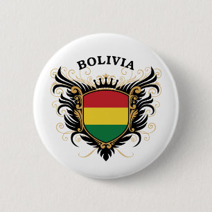 Badge Rond 5 Cm La Bolivie