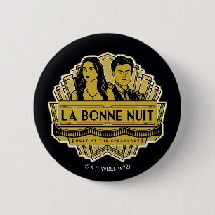 Badge Rond 5 Cm La Bonne Nuit - Meet At The Speakeasy