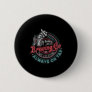 Badge Rond 5 Cm La brasserie Ery de Retro Mama, drôle de sein à Sk