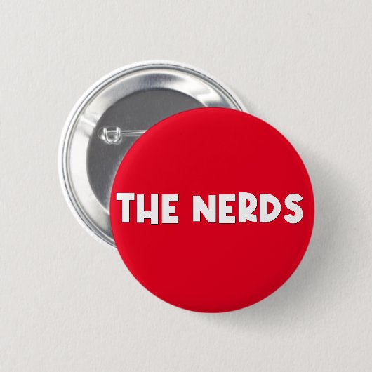 Badge Rond 5 Cm La broche Nerds (Devant & derrière)
