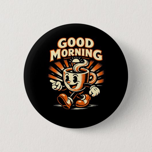 Badge Rond 5 Cm La Brûlure du Matin (Devant)