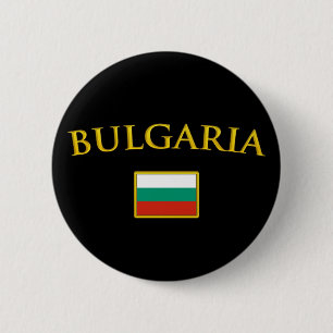 Badge Rond 5 Cm La Bulgarie d'or