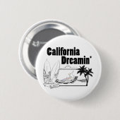 Badge Rond 5 Cm La Californie Dreamin (Devant & derrière)