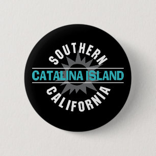 Badge Rond 5 Cm La Californie du sud - île de Catalina