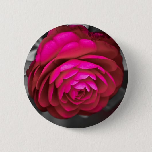 Badge Rond 5 Cm La Camélia rose (Devant)