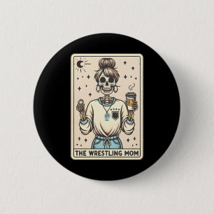 Badge Rond 5 Cm La carte de tarot de la mère de lutte